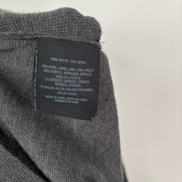 Moth by Anthropologie Wool Blend Wide Leg Crop Pants With Tie Detail Size L - Picture 6 of 8